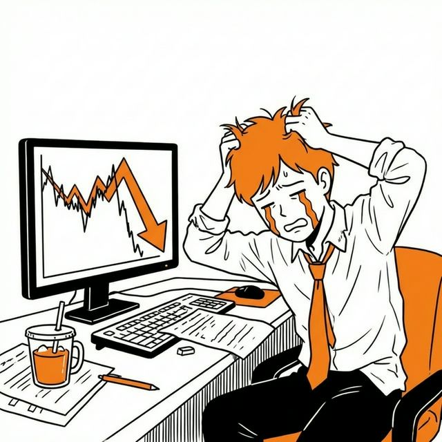 익살스러운 투자자 캐릭터